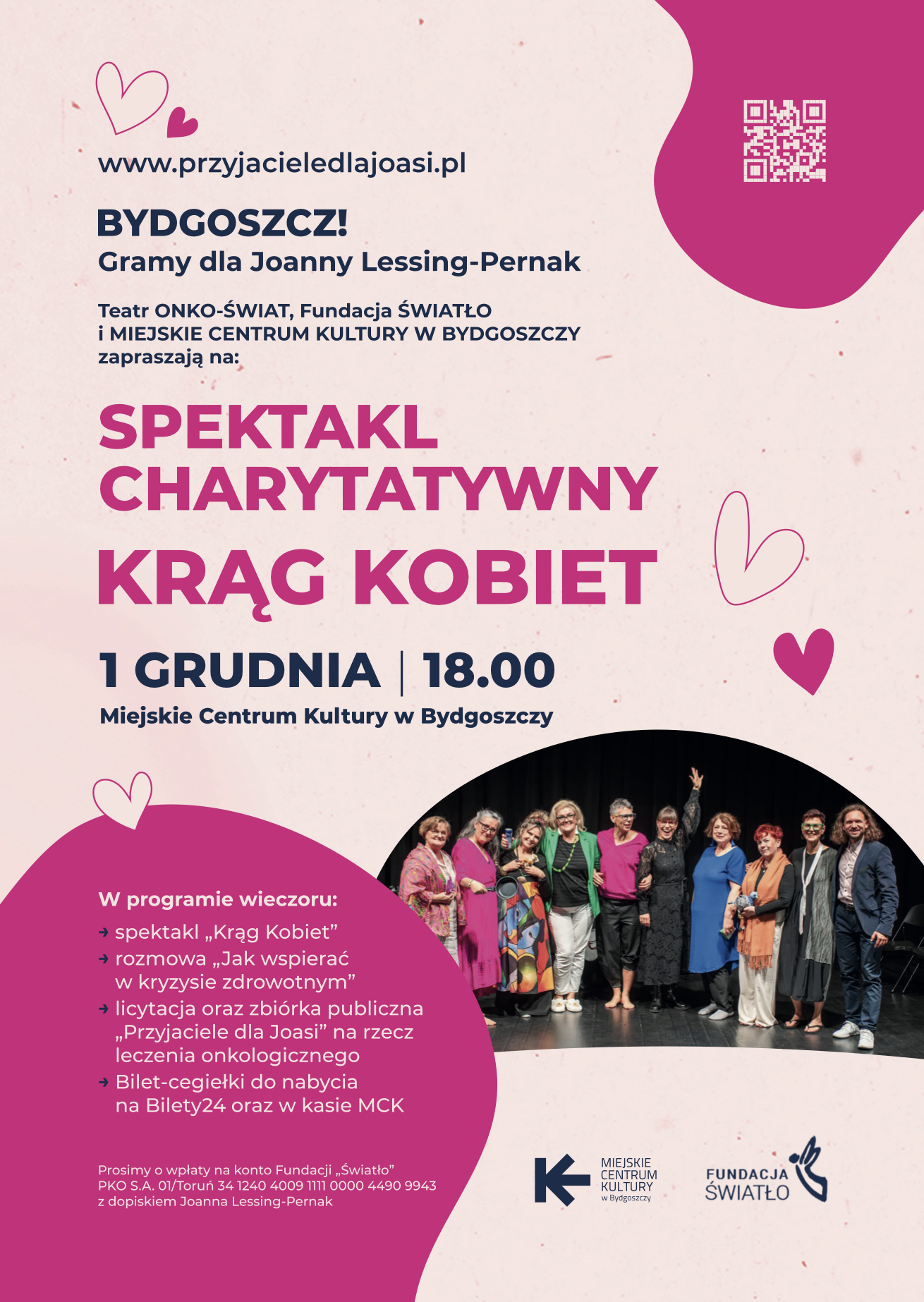 Plakat - Spektakl Charytatywny Krąg Kobiet